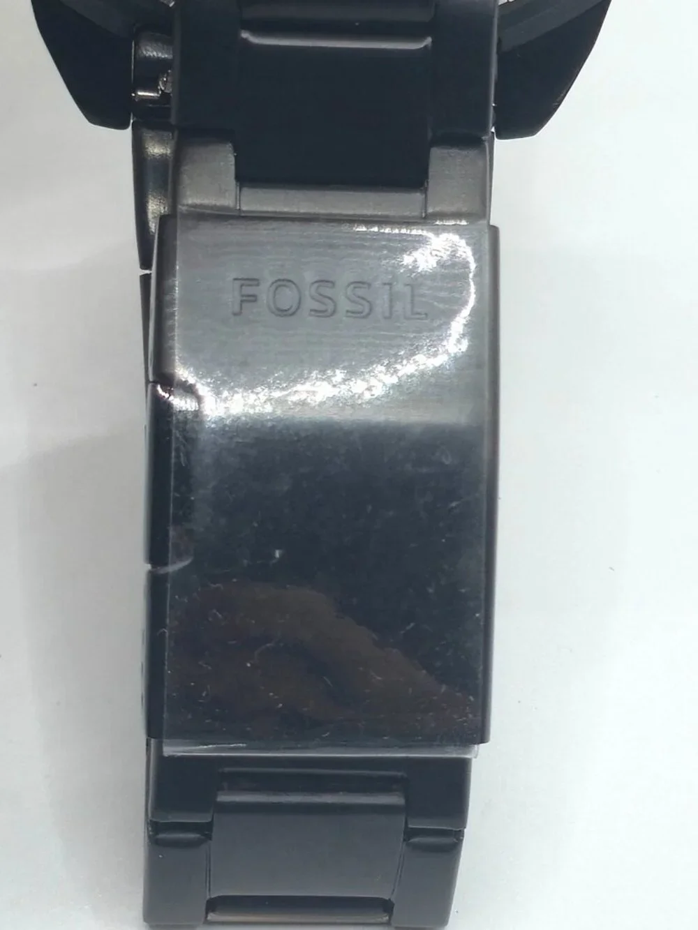 Fossil Bronson Men's Black Chronograph Watch FS5712